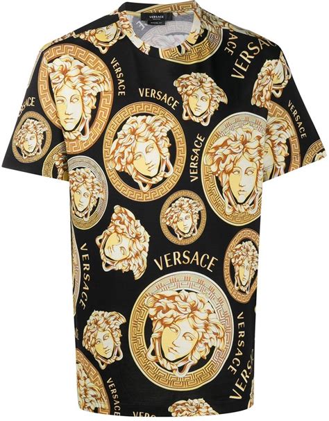 versace gold medusa t shirt|Versace look alike shirts.